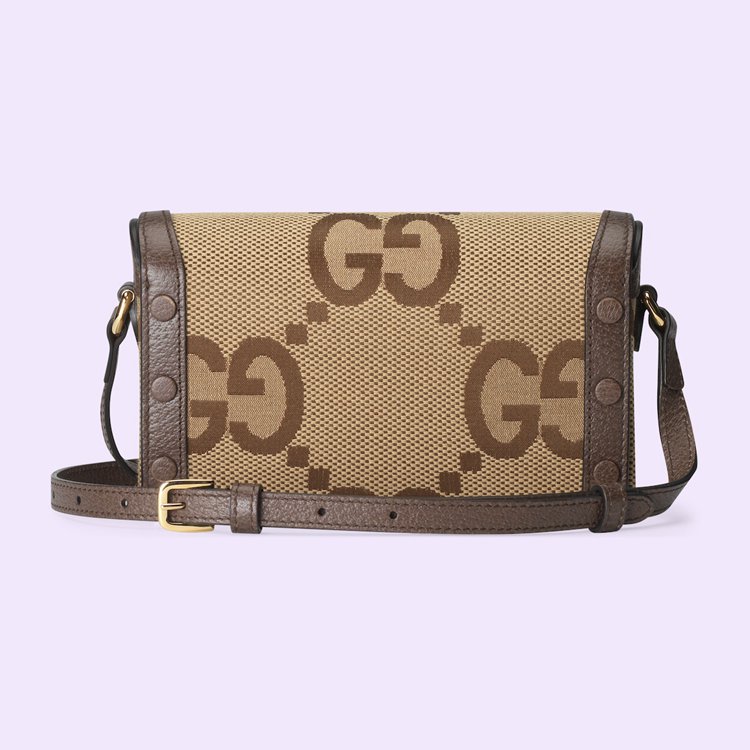 699296.UKMBG.2572.009.057.0000.Light Gucci Horsebit 1955 jumbo GG mini bag